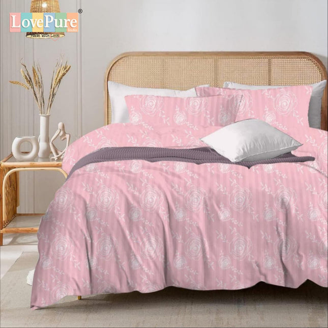 MITHAS DOUBLE PREMIUM (90*100) BEDSHEET SET(1+2) WITH 2 PILLOW COVERS