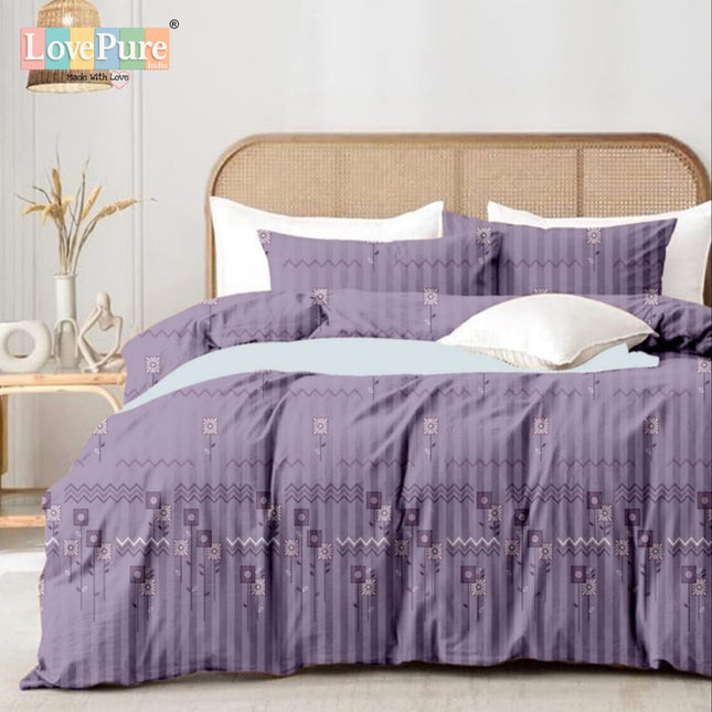 MITHAS DOUBLE PREMIUM (90*100) BEDSHEET SET(1+2) WITH 2 PILLOW COVERS
