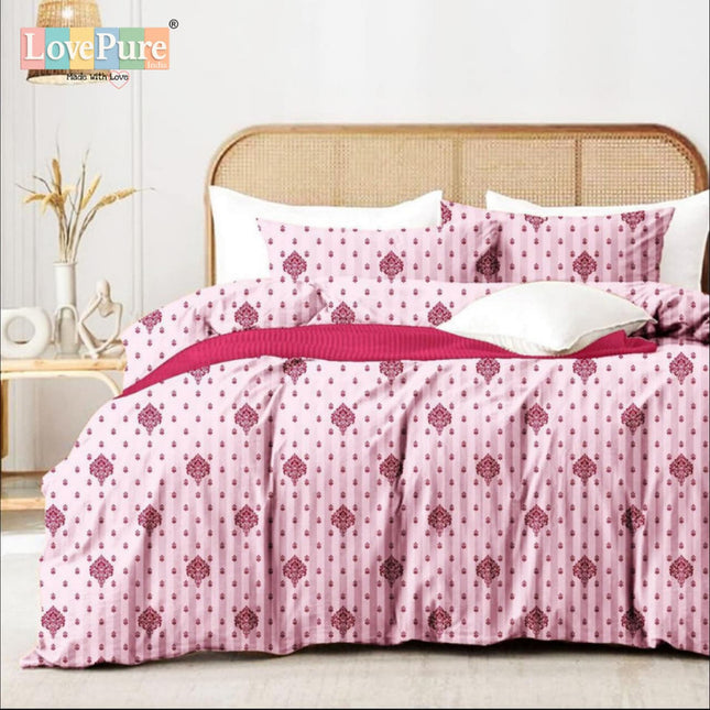 MITHAS DOUBLE PREMIUM (90*100) BEDSHEET SET(1+2) WITH 2 PILLOW COVERS