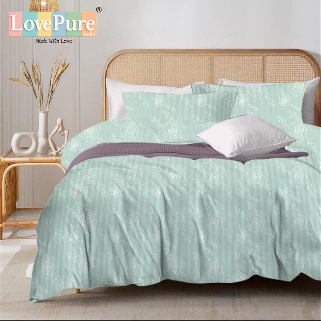 MITHAS DOUBLE PREMIUM (90*100) BEDSHEET SET(1+2) WITH 2 PILLOW COVERS