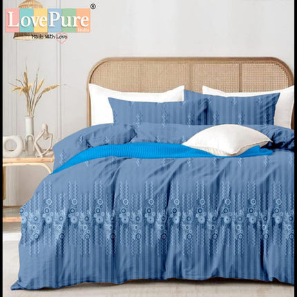 MITHAS DOUBLE PREMIUM (90*100) BEDSHEET SET(1+2) WITH 2 PILLOW COVERS