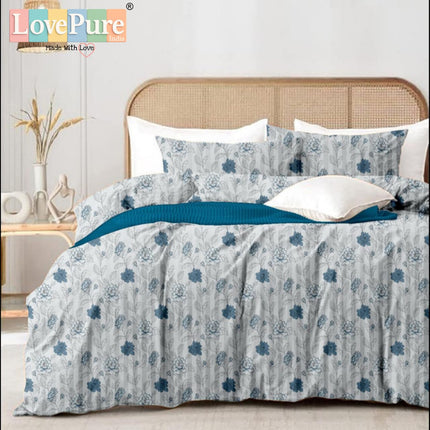 MITHAS DOUBLE PREMIUM (90*100) BEDSHEET SET(1+2) WITH 2 PILLOW COVERS