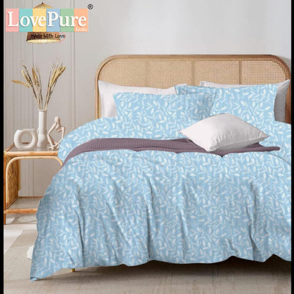 MITHAS DOUBLE PREMIUM (90*100) BEDSHEET SET(1+2) WITH 2 PILLOW COVERS