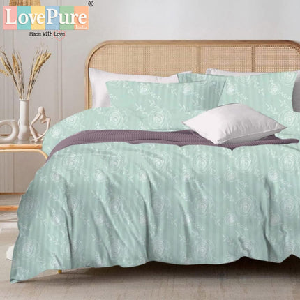 MITHAS DOUBLE PREMIUM (90*100) BEDSHEET SET(1+2) WITH 2 PILLOW COVERS