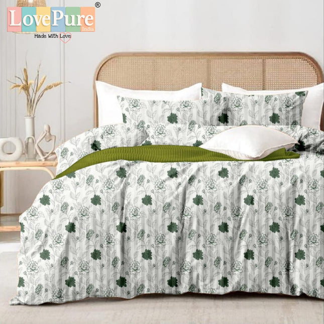 MITHAS DOUBLE PREMIUM (90*100) BEDSHEET SET(1+2) WITH 2 PILLOW COVERS