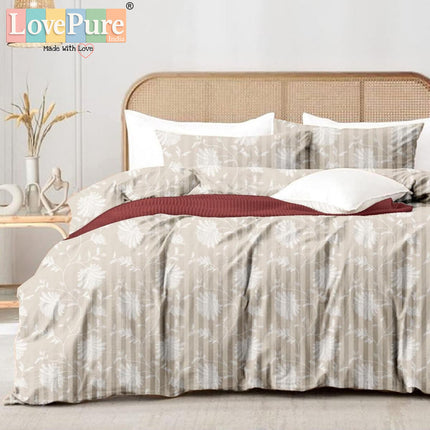 MITHAS DOUBLE PREMIUM (90*100) BEDSHEET SET(1+2) WITH 2 PILLOW COVERS