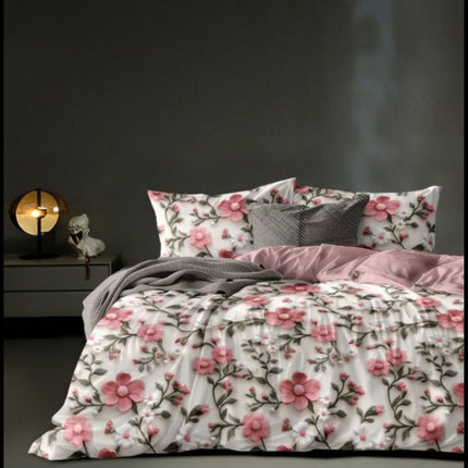 ROSELIA LUXE KINGSIZE PREMIUM 108*108 BEDSHEET (1+2) WITH 2 PILLOW COVERS (BEST SELLING)