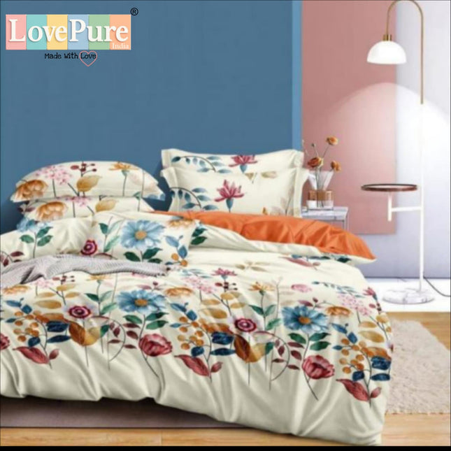 SPADE KING FITTED (DURABLE ELASTIC) BEDSHEET WITH 2 KINGSIZE PILLOW COVERS (1+2)(FITS UPTO 10 INCHES MATTRESS)