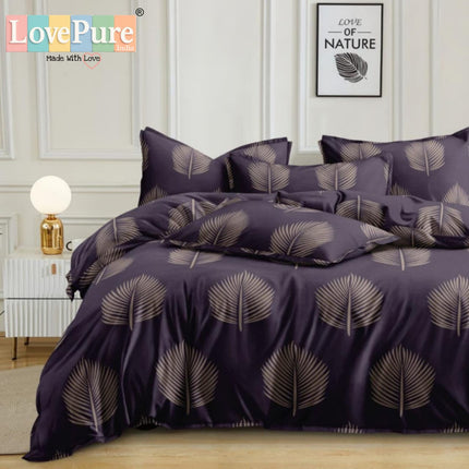 SPADE KING FITTED (DURABLE ELASTIC) BEDSHEET WITH 2 KINGSIZE PILLOW COVERS (1+2)(FITS UPTO 10 INCHES MATTRESS)