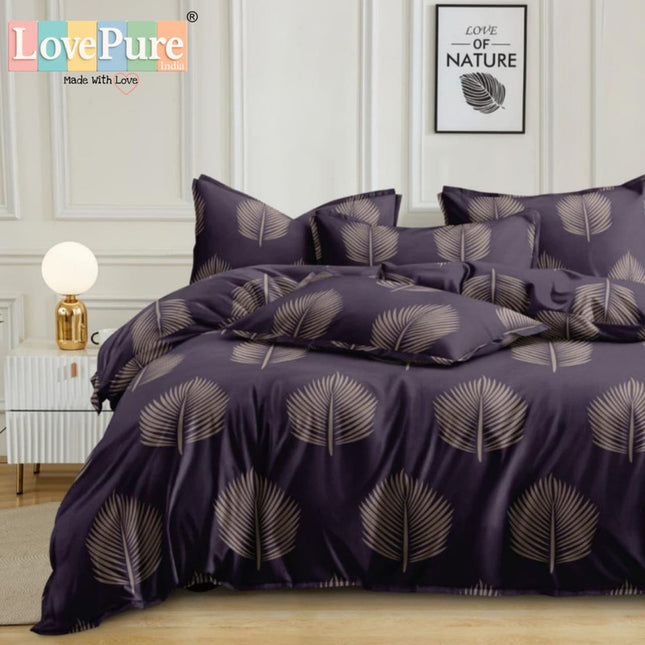 SPADE KING FITTED (DURABLE ELASTIC) BEDSHEET WITH 2 KINGSIZE PILLOW COVERS (1+2)(FITS UPTO 10 INCHES MATTRESS)