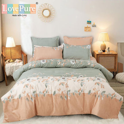 SPADE KING FITTED (DURABLE ELASTIC) BEDSHEET WITH 2 KINGSIZE PILLOW COVERS (1+2)(FITS UPTO 10 INCHES MATTRESS)