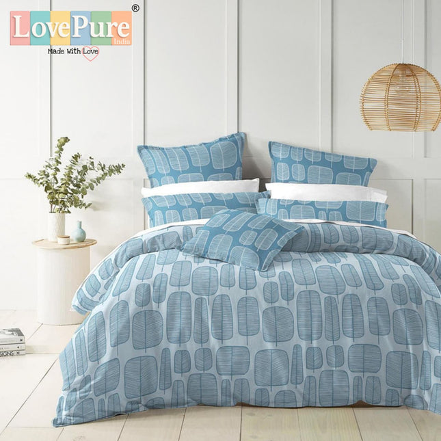 FANTASY KING FITTED (DURABLE ELASTIC) BEDSHEET WITH 2 KINGSIZE PILLOW COVERS (1+2)(FITS UPTO 10 INCHES MATTRESS)