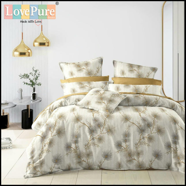 FANTASY DOUBLE PREMIUM 90*100 BEDSHEET SET(1+2) WITH 2 PILLOW COVERS