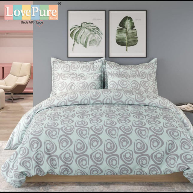 FANTASY DOUBLE PREMIUM 90*100 BEDSHEET SET(1+2) WITH 2 PILLOW COVERS