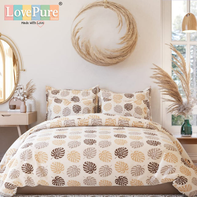 SPARKLE KING FITTED (DURABLE ELASTIC) BEDSHEET WITH 2 KINGSIZE PILLOW COVERS (1+2)(FITS UPTO 10 INCHES MATTRESS)