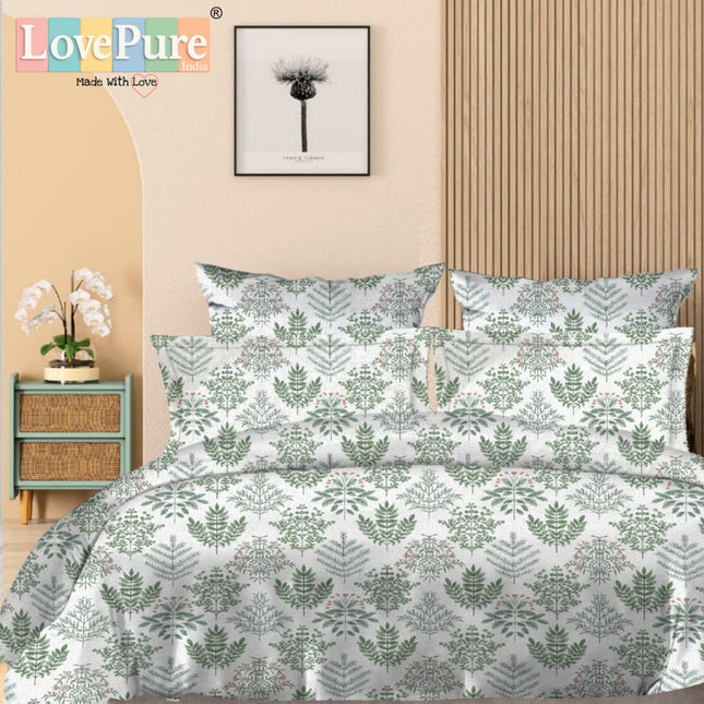 SPARKLE KING FITTED (DURABLE ELASTIC) BEDSHEET WITH 2 KINGSIZE PILLOW COVERS (1+2)(FITS UPTO 10 INCHES MATTRESS)