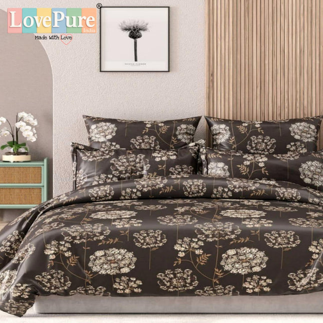 SPARKLE KING FITTED (DURABLE ELASTIC) BEDSHEET WITH 2 KINGSIZE PILLOW COVERS (1+2)(FITS UPTO 10 INCHES MATTRESS)