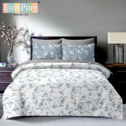 BOUTIQUE PREMIUM HEAVY COTTON KING SIZE BEDSHEET WITH 2 PILLOW COVERS