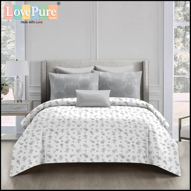 BOUTIQUE PREMIUM HEAVY COTTON KING SIZE BEDSHEET WITH 2 PILLOW COVERS