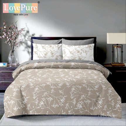 BOUTIQUE PREMIUM HEAVY COTTON KING SIZE BEDSHEET WITH 2 PILLOW COVERS