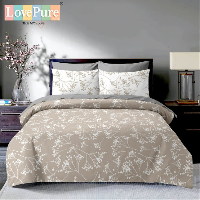 BOUTIQUE PREMIUM HEAVY COTTON KING SIZE BEDSHEET WITH 2 PILLOW COVERS