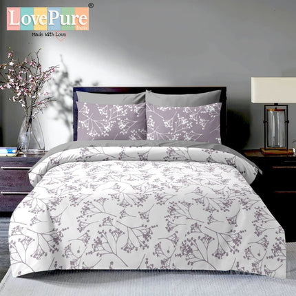 BOUTIQUE PREMIUM HEAVY COTTON KING SIZE BEDSHEET WITH 2 PILLOW COVERS