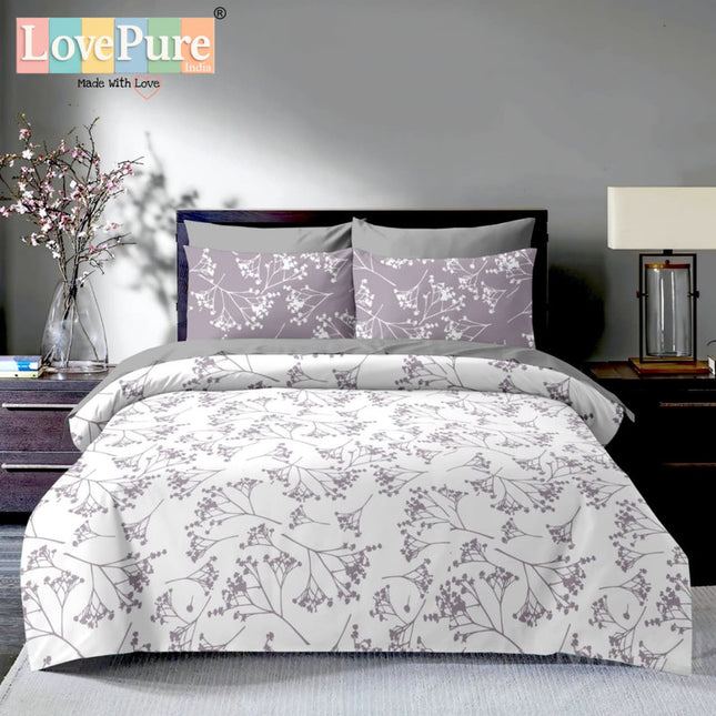 BOUTIQUE PREMIUM HEAVY COTTON KING SIZE BEDSHEET WITH 2 PILLOW COVERS