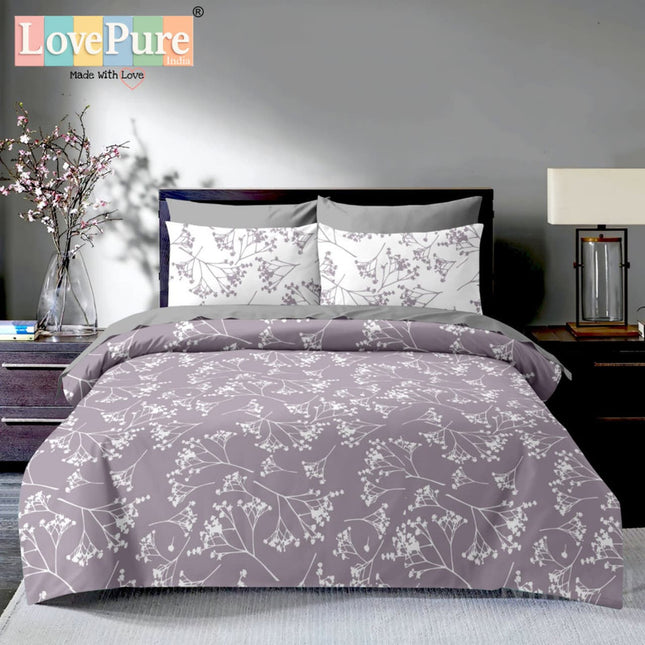 BOUTIQUE PREMIUM HEAVY COTTON KING SIZE BEDSHEET WITH 2 PILLOW COVERS