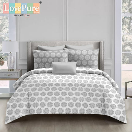 BOUTIQUE PREMIUM HEAVY COTTON KING SIZE BEDSHEET WITH 2 PILLOW COVERS