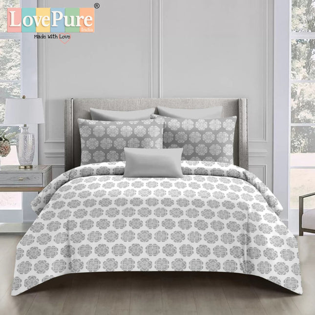 BOUTIQUE PREMIUM HEAVY COTTON KING SIZE BEDSHEET WITH 2 PILLOW COVERS