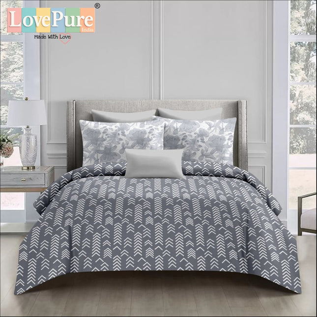 BOUTIQUE PREMIUM HEAVY COTTON KING SIZE BEDSHEET WITH 2 PILLOW COVERS