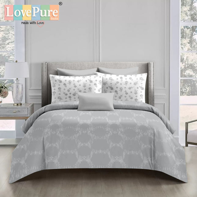 BOUTIQUE PREMIUM HEAVY COTTON KING SIZE BEDSHEET WITH 2 PILLOW COVERS
