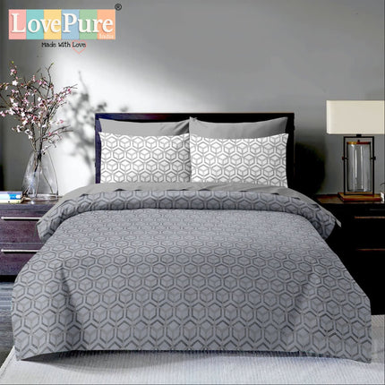 BOUTIQUE PREMIUM HEAVY COTTON KING SIZE BEDSHEET WITH 2 PILLOW COVERS