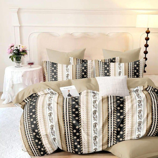 GEMS FLAT DOUBLE PREMIUM 90*100 BEDSHEET SET(1+2) WITH 2 PILLOW COVERS