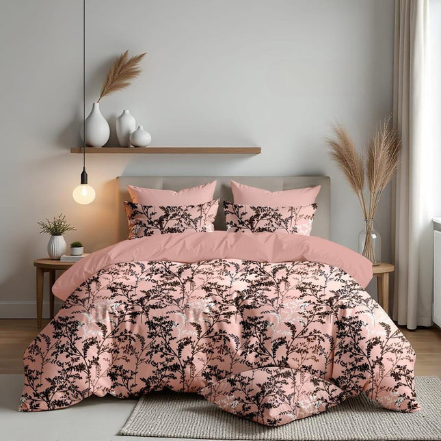 GEMS FLAT DOUBLE PREMIUM 90*100 BEDSHEET SET(1+2) WITH 2 PILLOW COVERS