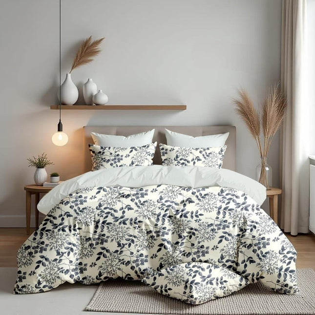 GEMS FLAT DOUBLE PREMIUM 90*100 BEDSHEET SET(1+2) WITH 2 PILLOW COVERS