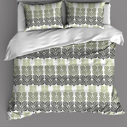 GEMS FLAT DOUBLE PREMIUM 90*100 BEDSHEET SET(1+2) WITH 2 PILLOW COVERS