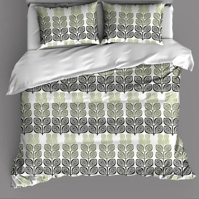 GEMS FLAT DOUBLE PREMIUM 90*100 BEDSHEET SET(1+2) WITH 2 PILLOW COVERS