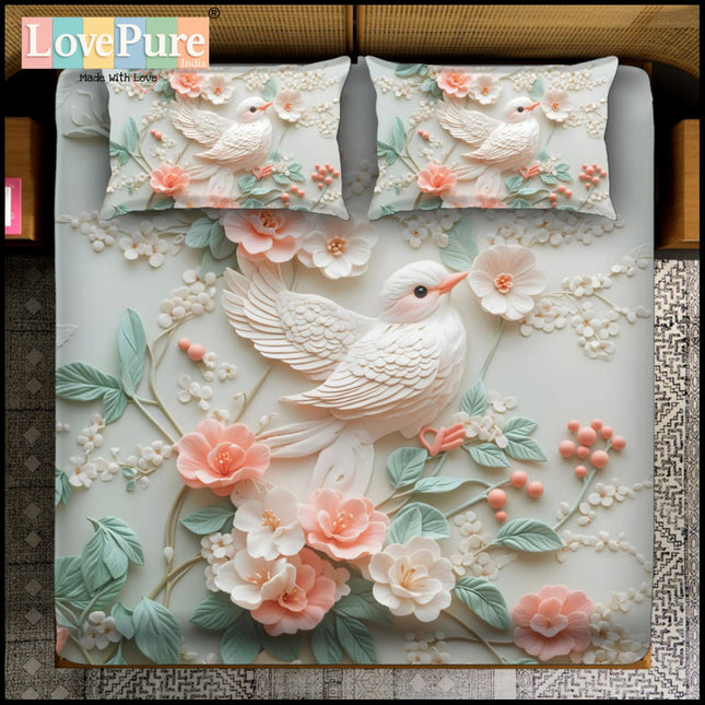 FAIRY TALES 7D DIGITAL PANEL PRINT PREMIUM KIDS SINGLE BED COMFORTER WITH BAG