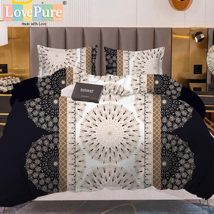 PREMIUM WINTER KING SIZE BEDSHEET SET (90×100 INCHES) WITH 2 PILLOW COVERS (ZIP CLOSURE) WITH GIFT BAG