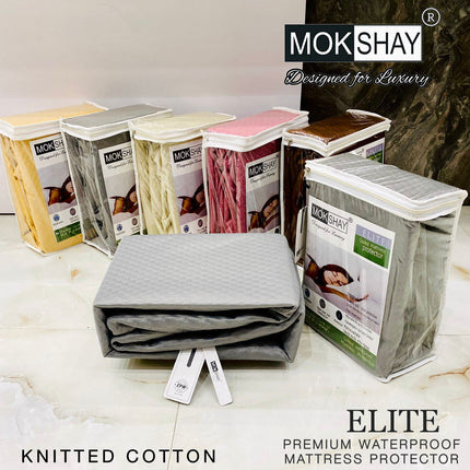 ELITE PREMIUM WATERPROOF QUILTED MATTRESS PROTECTOR KING SIZE 360° ELASTIC FITTED MATTRESS PROTECTOR (72*78*12INCHES fits upto 11 inches mattresses for both king and queen size beds)