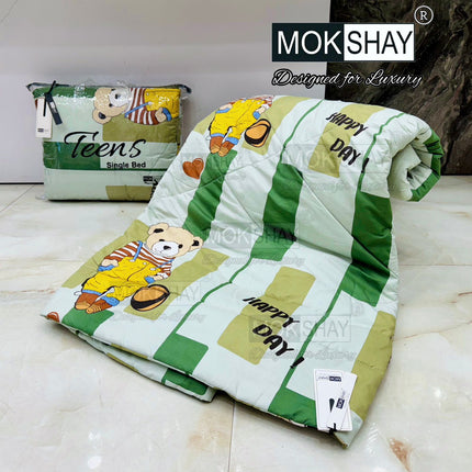KID'S PREMIUM ULTRASOFT SINGLE BED (60*90) COMFORTER WITH BAG