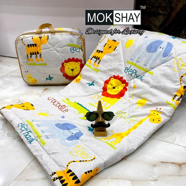KID'S PREMIUM ULTRASOFT SINGLE BED (60*90) COMFORTER WITH BAG