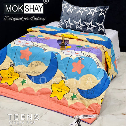 KID'S PREMIUM ULTRASOFT SINGLE BED (60*90) COMFORTER WITH BAG