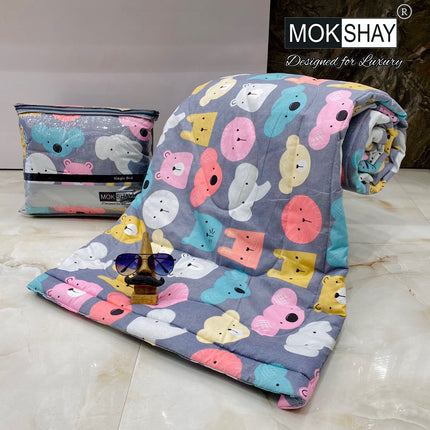 KID'S PREMIUM ULTRASOFT SINGLE BED (60*90) COMFORTER WITH BAG