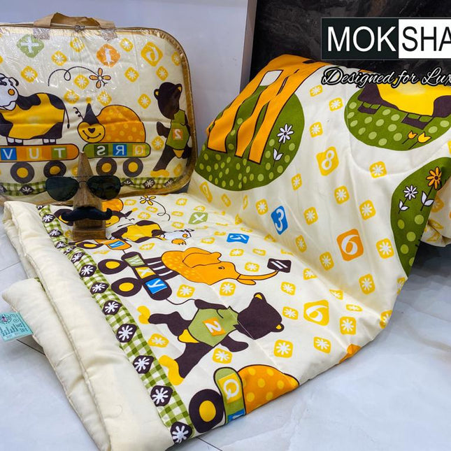 KID'S PREMIUM ULTRASOFT SINGLE BED (60*90) COMFORTER WITH BAG