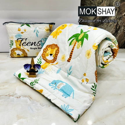 KID'S PREMIUM ULTRASOFT SINGLE BED (60*90) COMFORTER WITH BAG