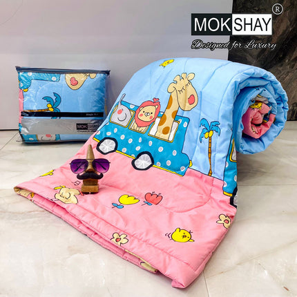 KID'S PREMIUM ULTRASOFT SINGLE BED (60*90) COMFORTER WITH BAG