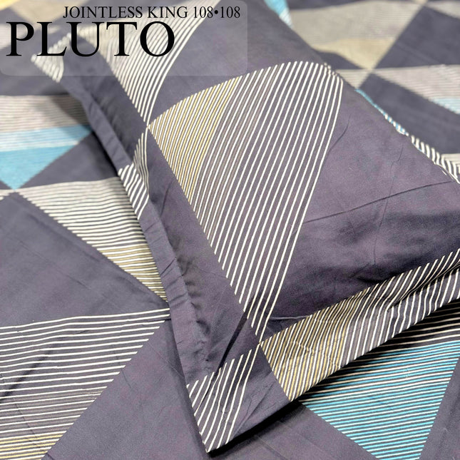 PLUTO KINGSIZE PREMIUM 108*108 BEDSHEET SET(1+2) WITH 2 PILLOW COVERS (BEST SELLING)