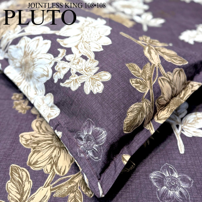 PLUTO KINGSIZE PREMIUM 108*108 BEDSHEET SET(1+2) WITH 2 PILLOW COVERS (BEST SELLING)